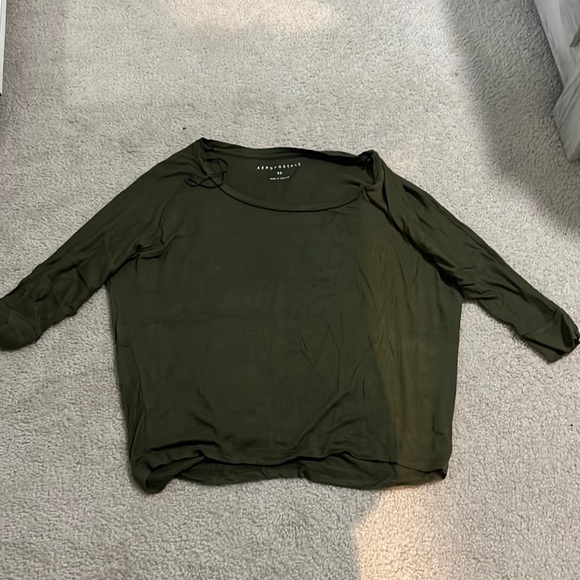 Aeropostale green loose fit top XS - Picture 2 of 2